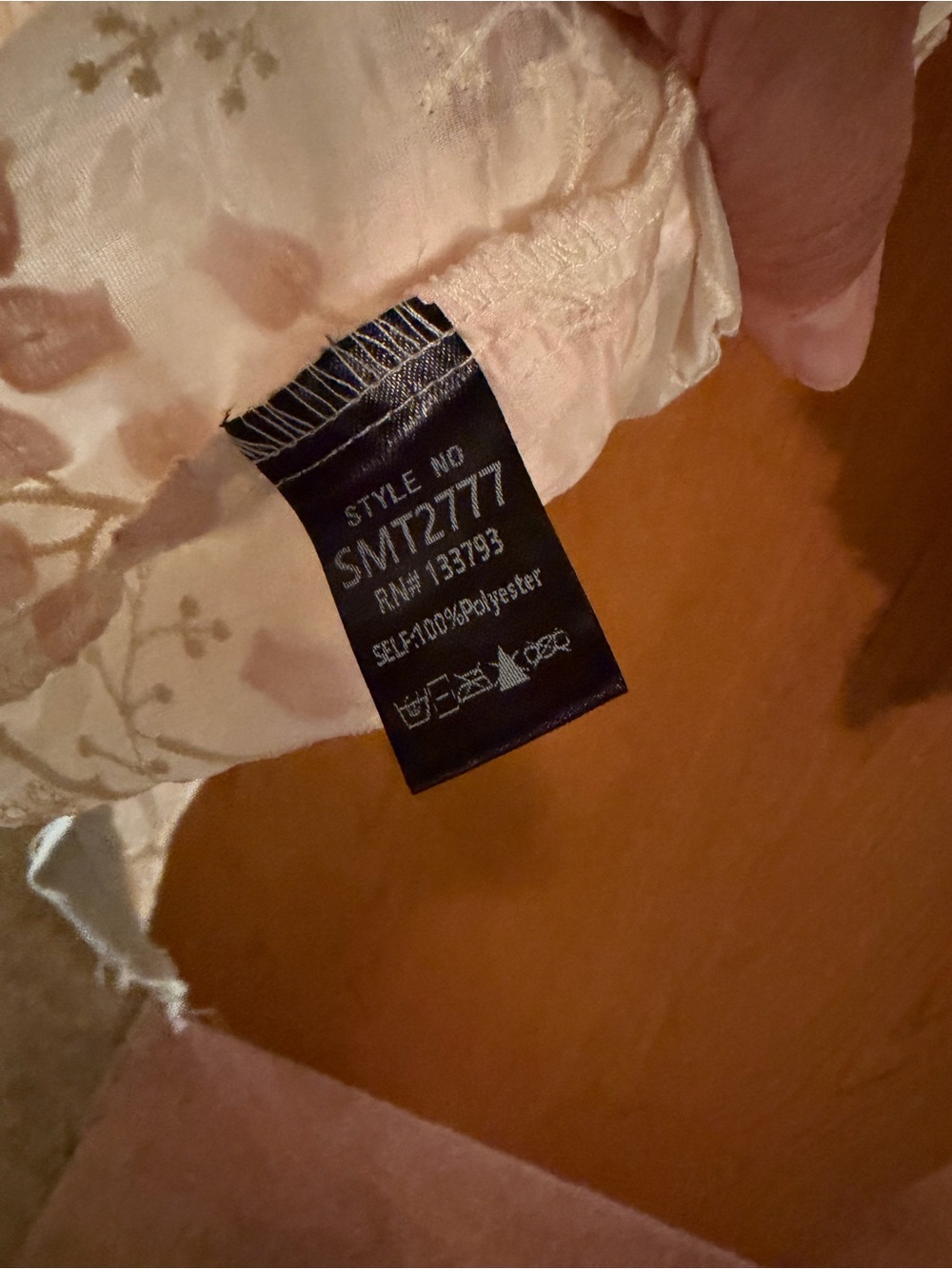 POL Light Blue Shirt Label Detail - Picture 5 of 6